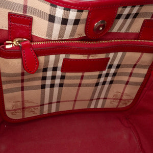 Burberry Haymarket Check Canterbury Tote Small