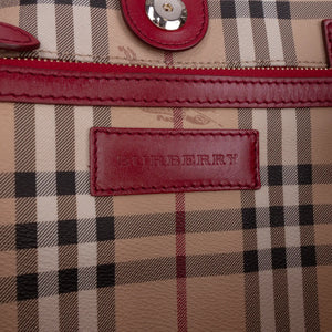 Burberry Haymarket Check Canterbury Tote Small