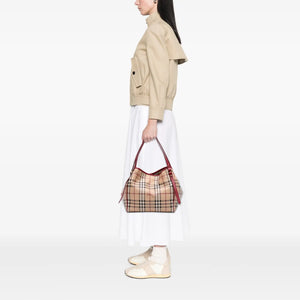 Burberry Haymarket Check Canterbury Tote Small