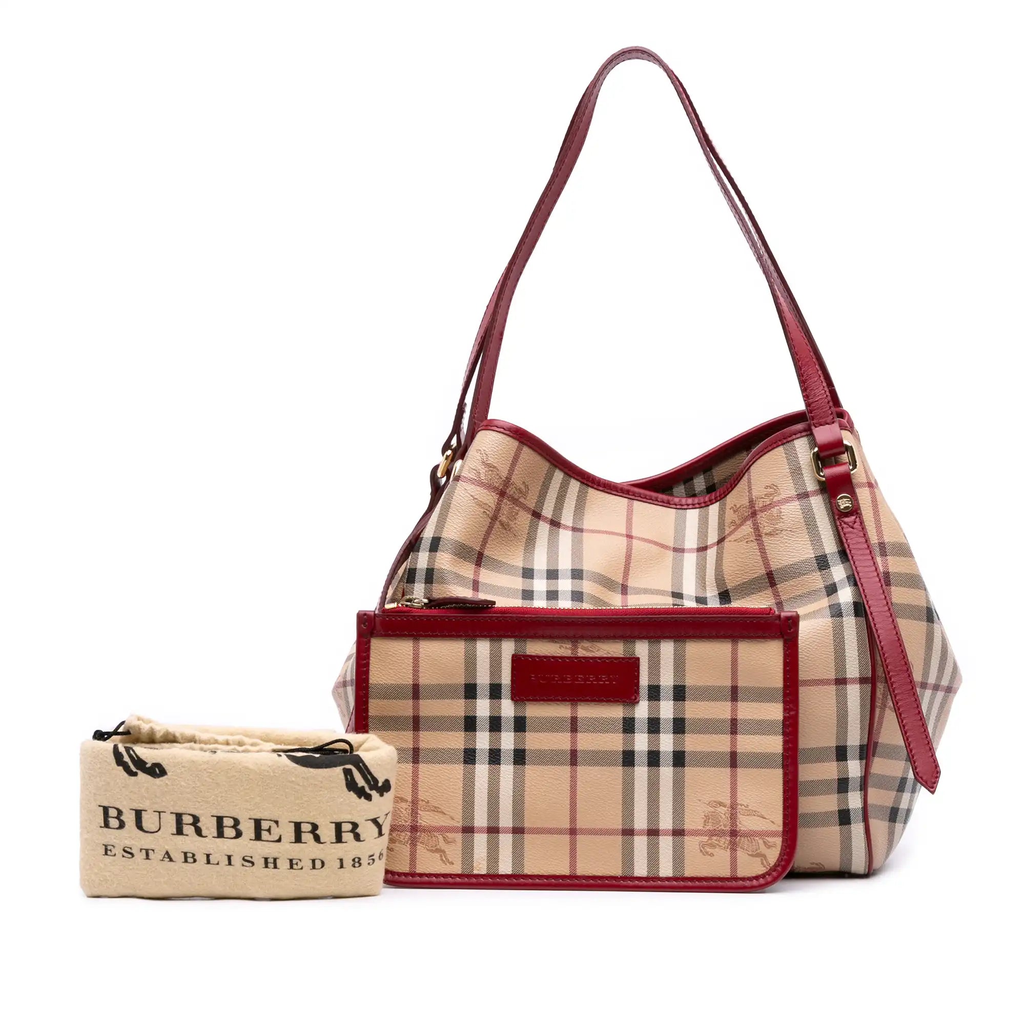 Burberry Haymarket Check Canterbury Tote Small