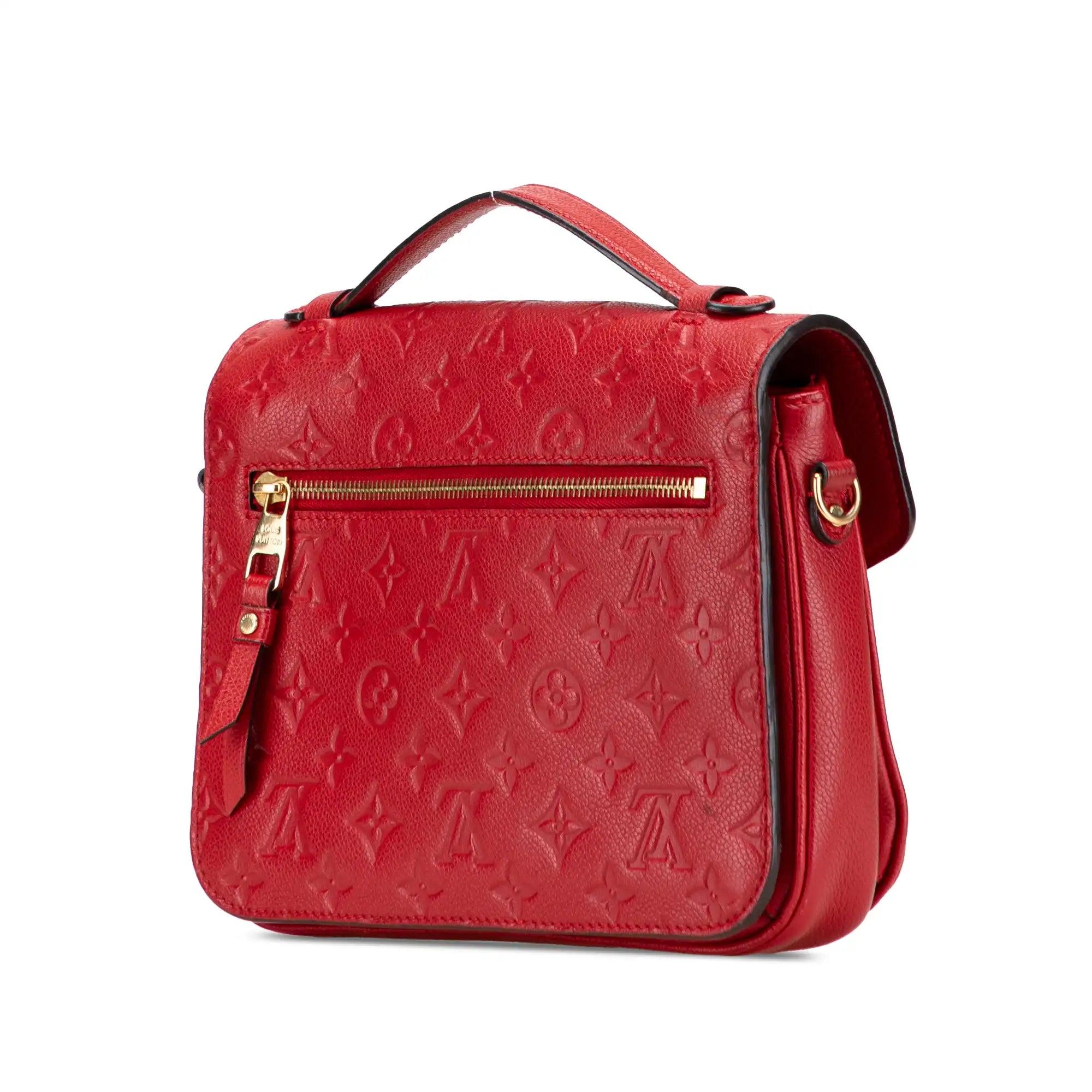 Louis Vuitton Pochette Métis Red Monogram Empreinte