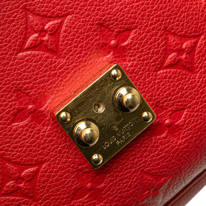Louis Vuitton Pochette Métis Red Monogram Empreinte