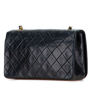 Chanel Full Flap Small Black Lambskin Gold