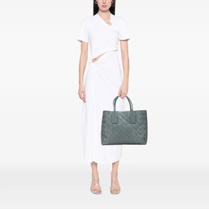 Bottega Veneta Tote Grey Maxi Intrecciato