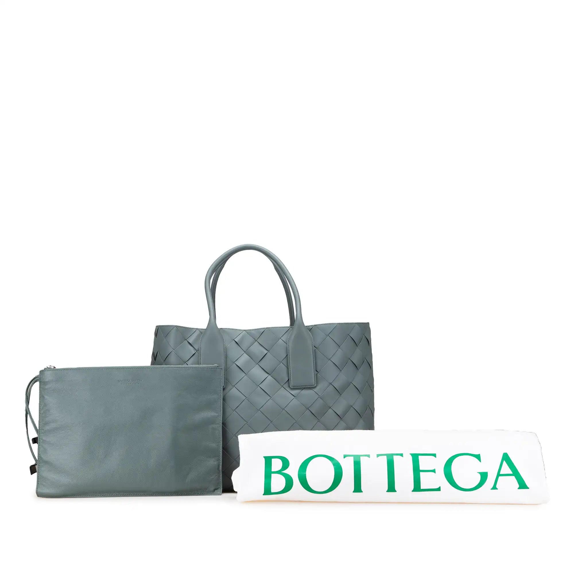 Bottega Veneta Tote Grey Maxi Intrecciato