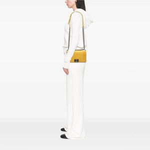 Chanel Boy Medium Yellow Calfskin Ruthenium