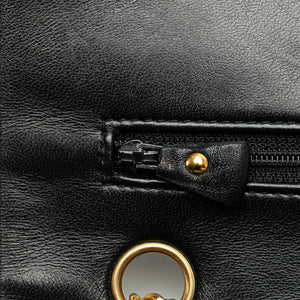 Chanel Classic Double Flap Medium Black Lambskin Gold