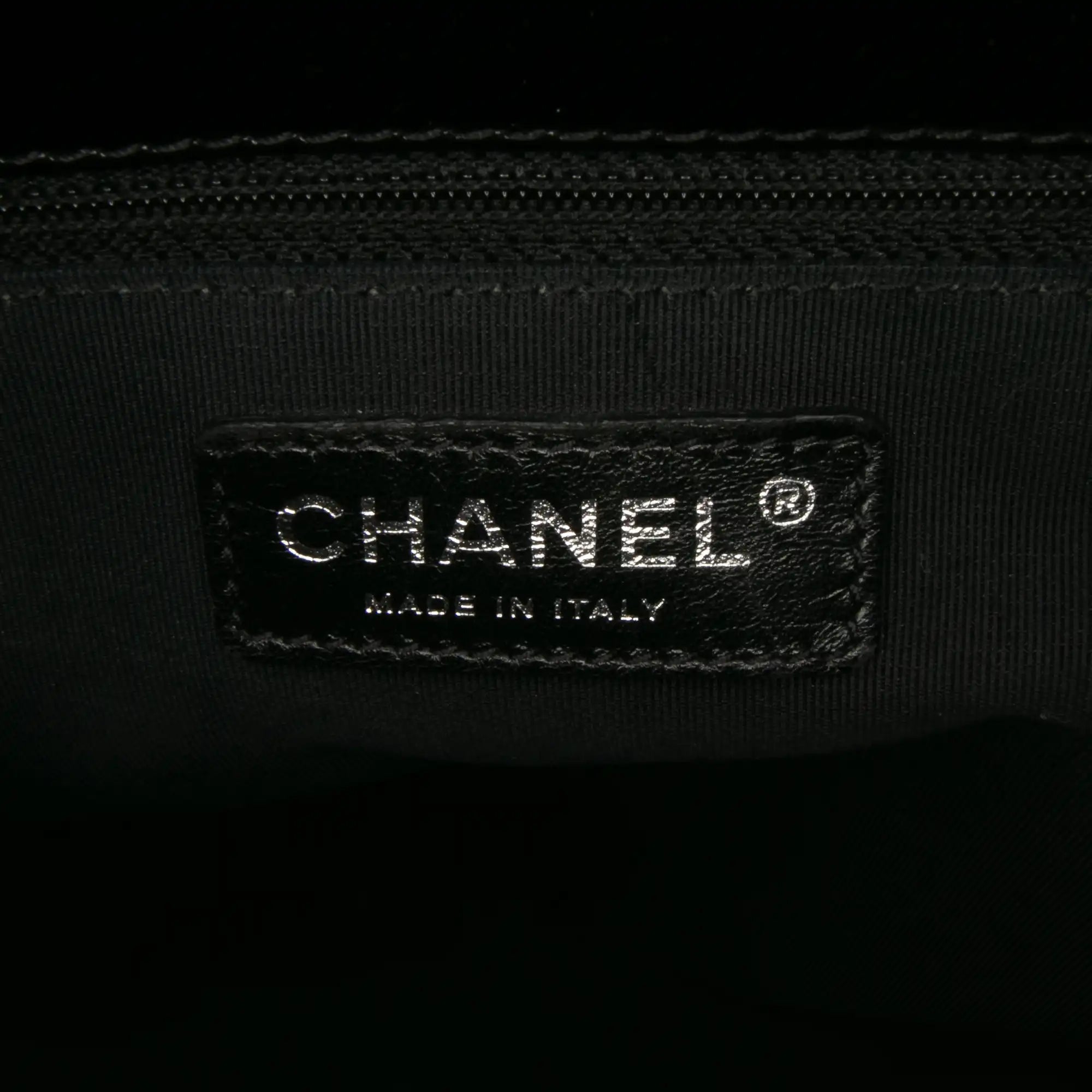 Chanel GST Black Patent Leather