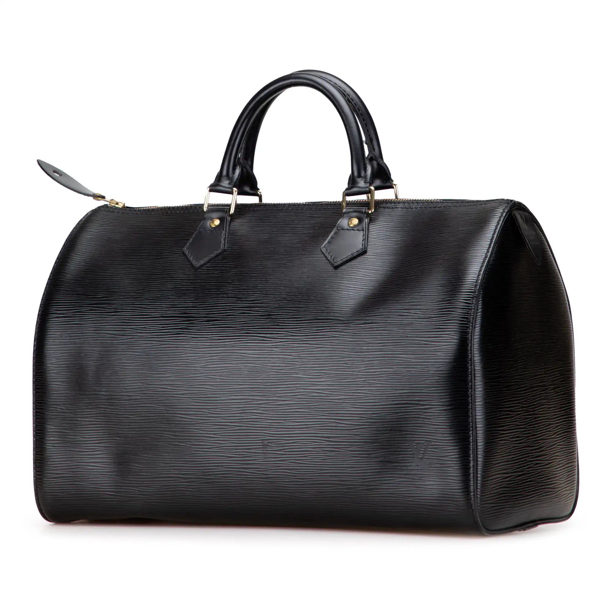 Louis Vuitton Speedy 35 Black Epi