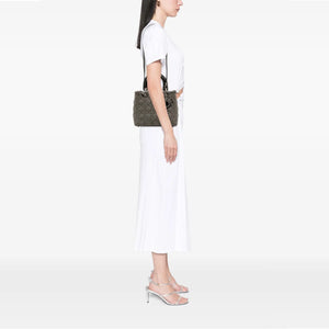 Dior Lady Dior Medium Grey Cannage Tweed
