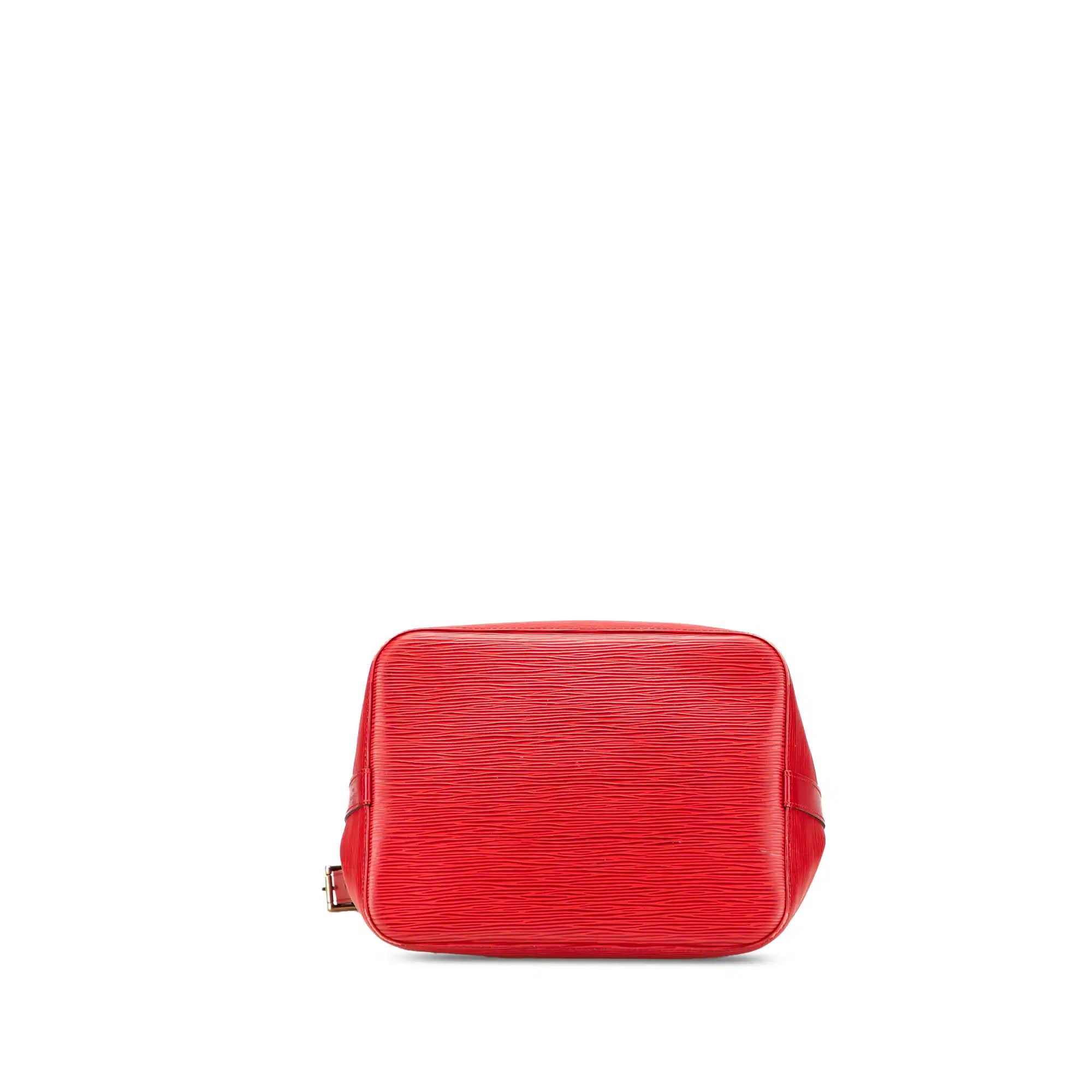 Louis Vuitton Petit Noé Red Epi