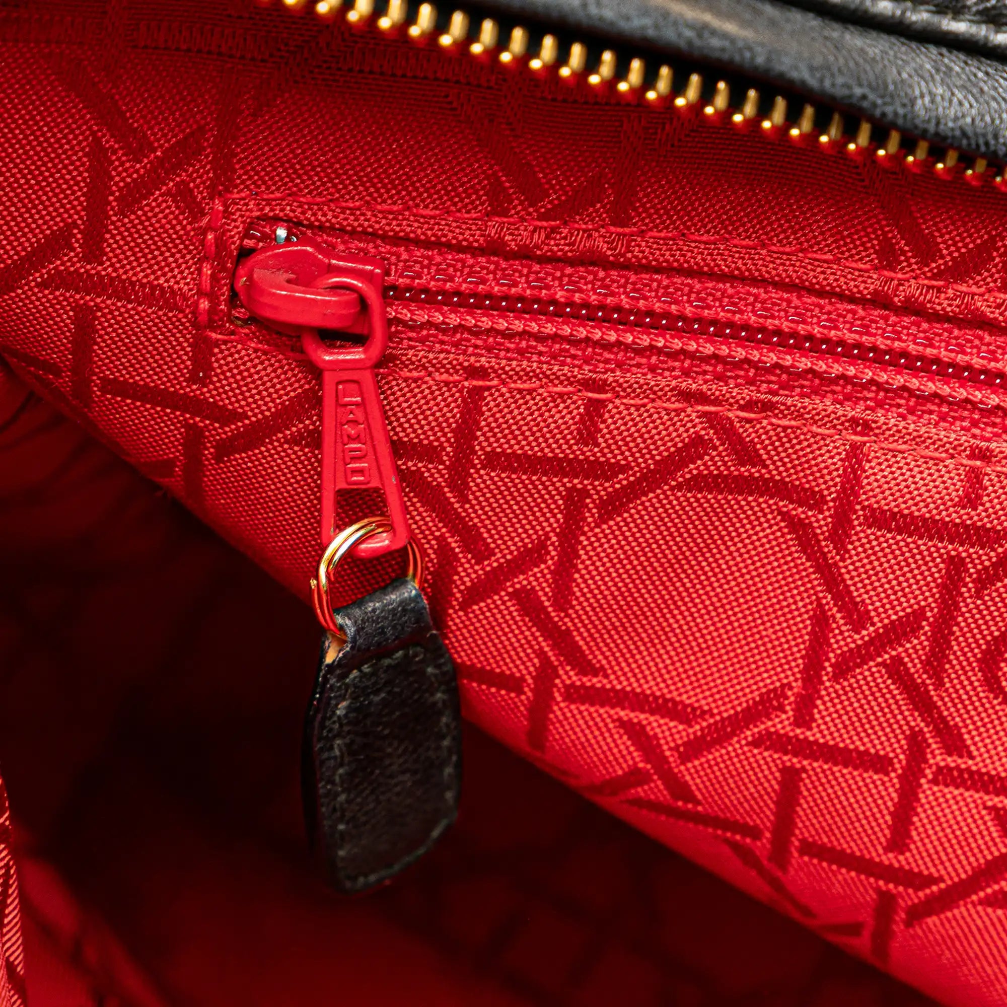 Dior Lady Dior Large Black Cannage Lambskin Gold