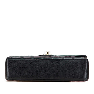 Chanel Classic Medium Double Flap Black Caviar Gold