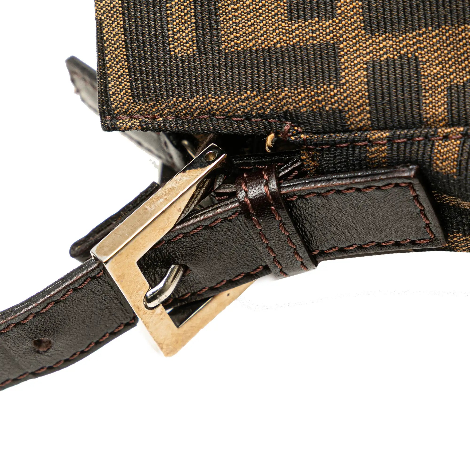 Fendi Shoulder Bag Zucca Canvas