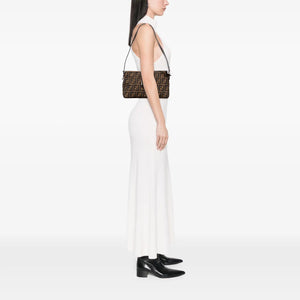 Fendi Shoulder Bag Zucca Canvas