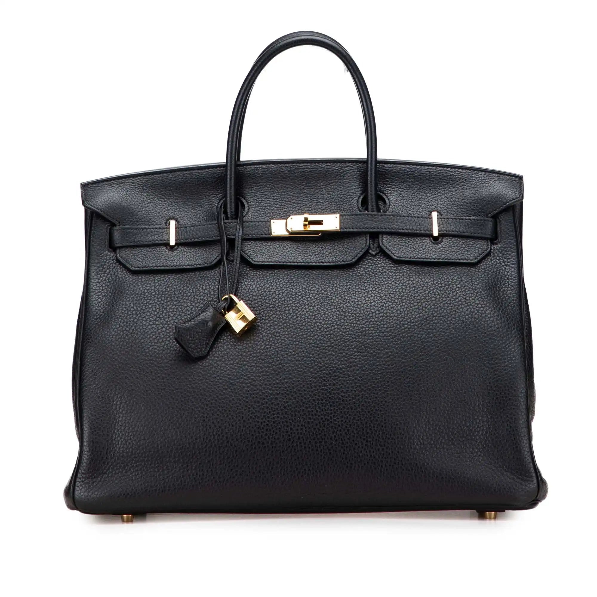 Hermès Birkin Retourne 40 Black Clemence Palladium