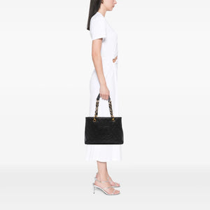 Chanel GST Black Caviar Gold