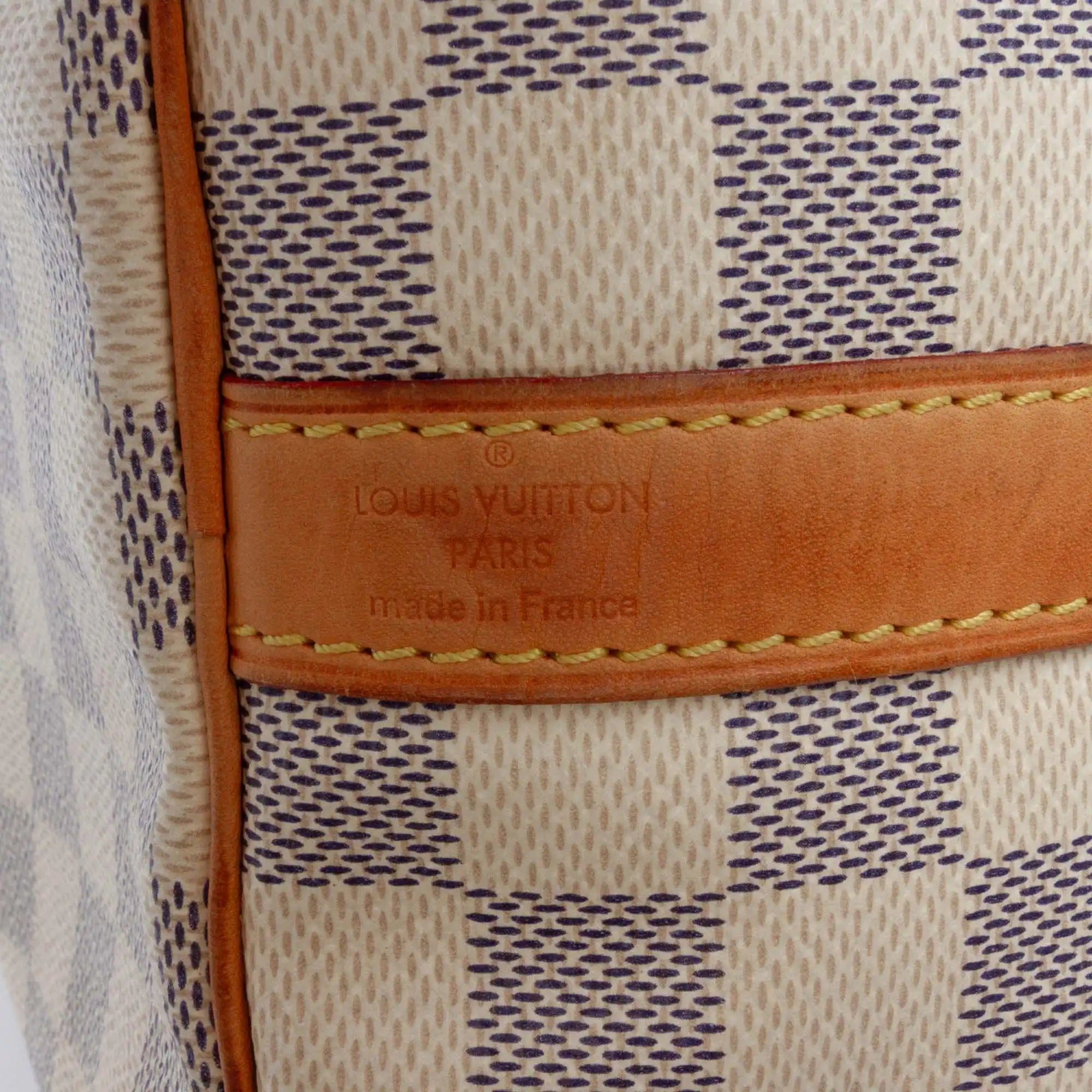 Louis Vuitton Speedy 35 Bandouliere Damier Azur Canvas