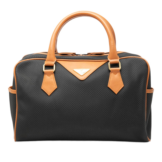 Saint Laurent Boston Black Canvas