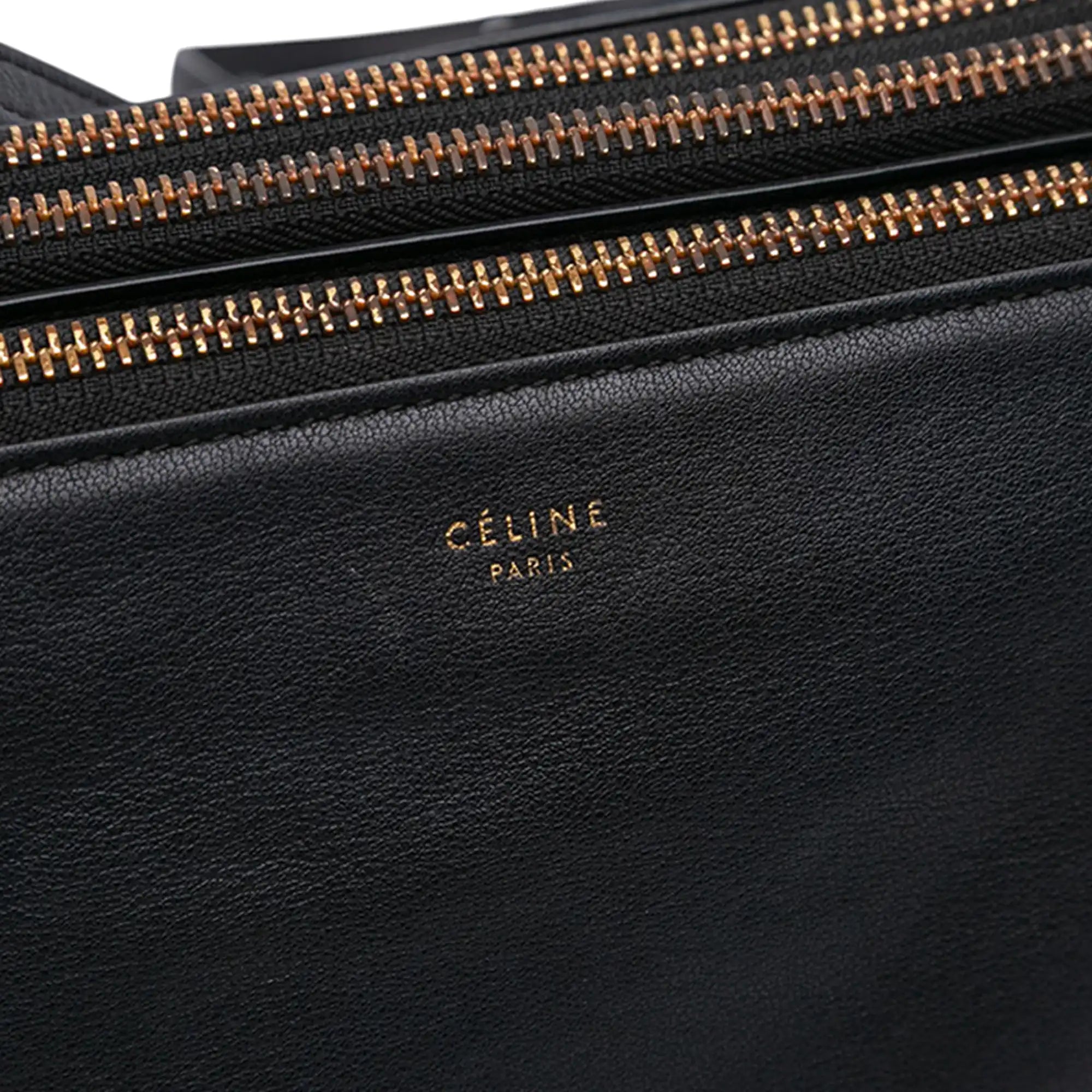 Celine Trio Small Black Lambskin