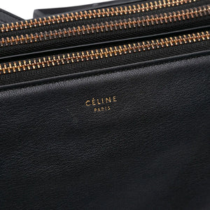 Celine Trio Small Black Lambskin
