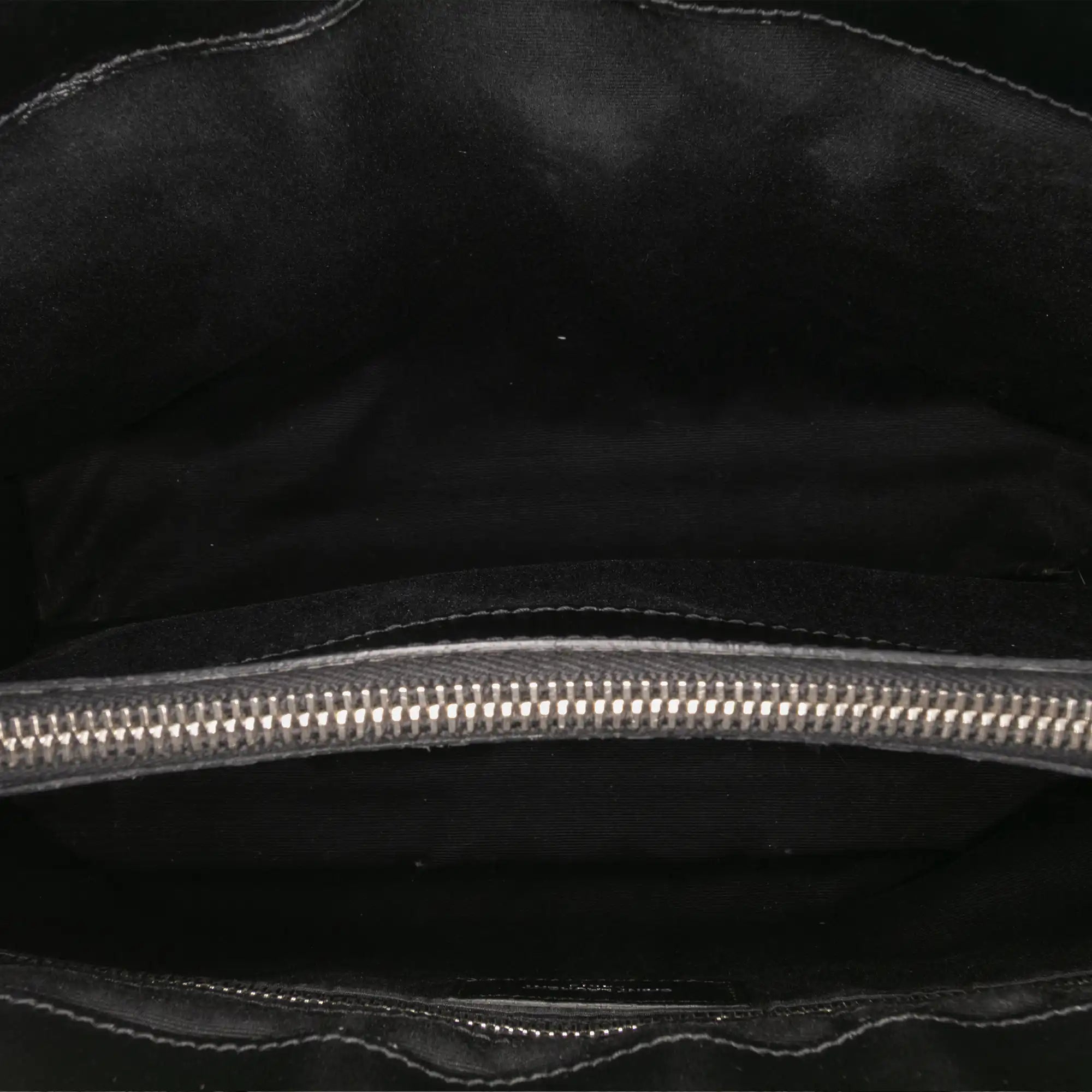 Yves Saint Laurent Loulou Medium Black Quilted Leather Silver