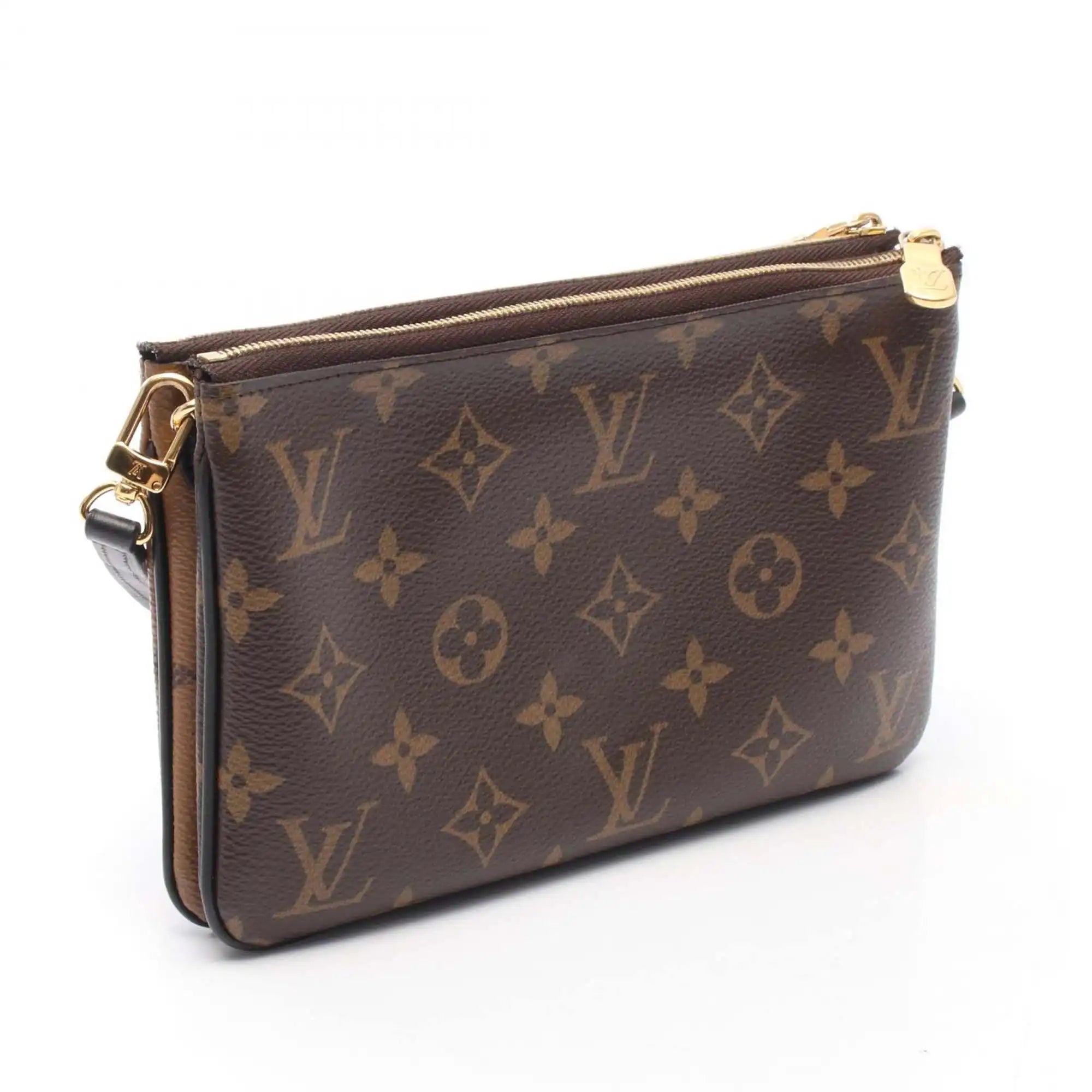 Louis Vuitton Double Zip Pochette Giant Monogram Canvas