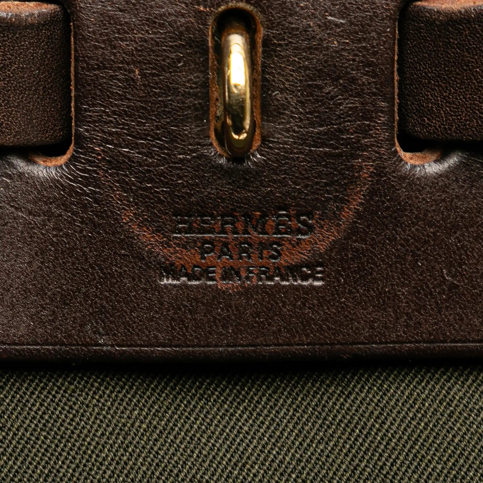 Hermès Herbag PM Brown Toile Backpack