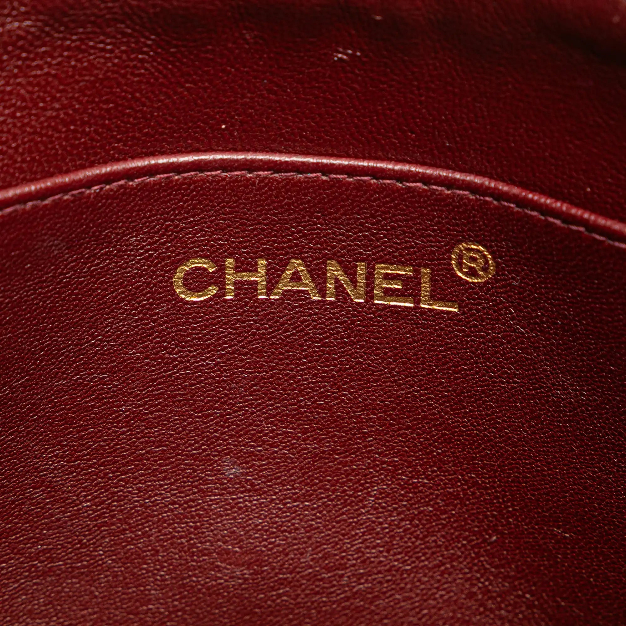 Chanel Handbag Small Black Lambskin Gold