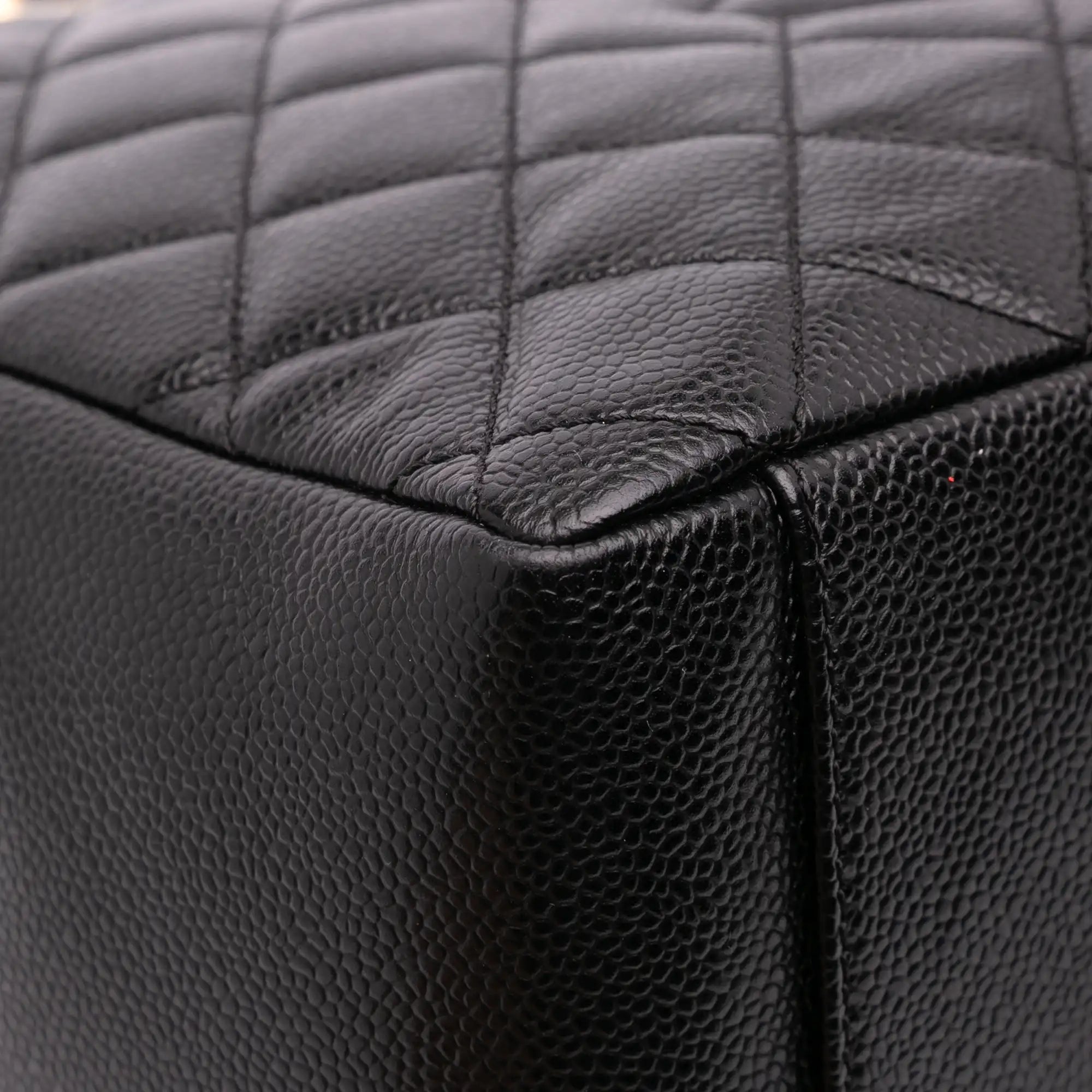 Chanel GST Black Caviar Gold