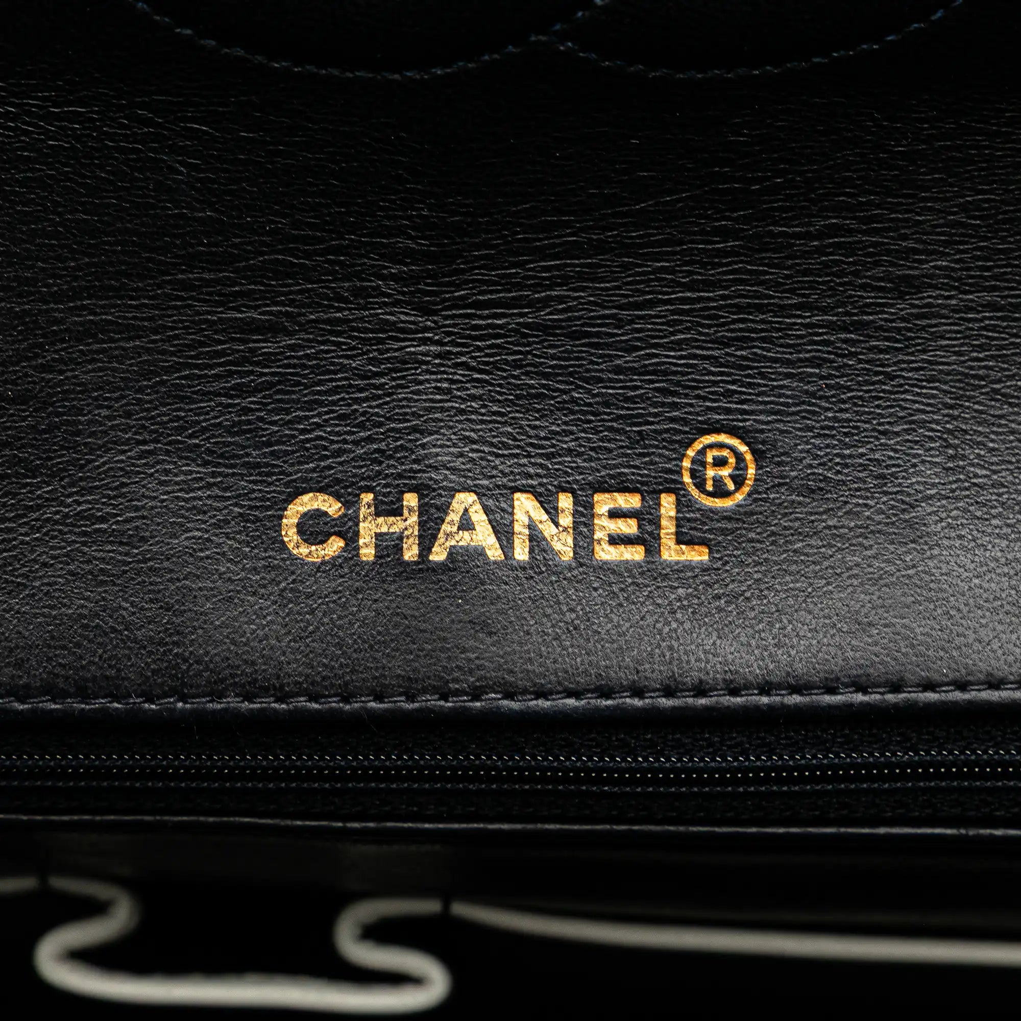 Chanel Classic Piping Single Flap Bicolor Lambskin Gold