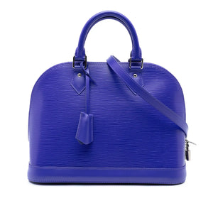 Louis Vuitton Alma PM Blue Epi
