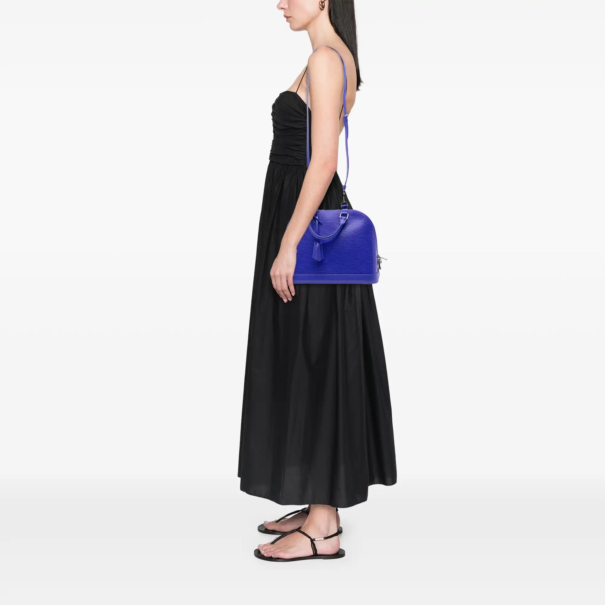 Louis Vuitton Alma PM Blue Epi