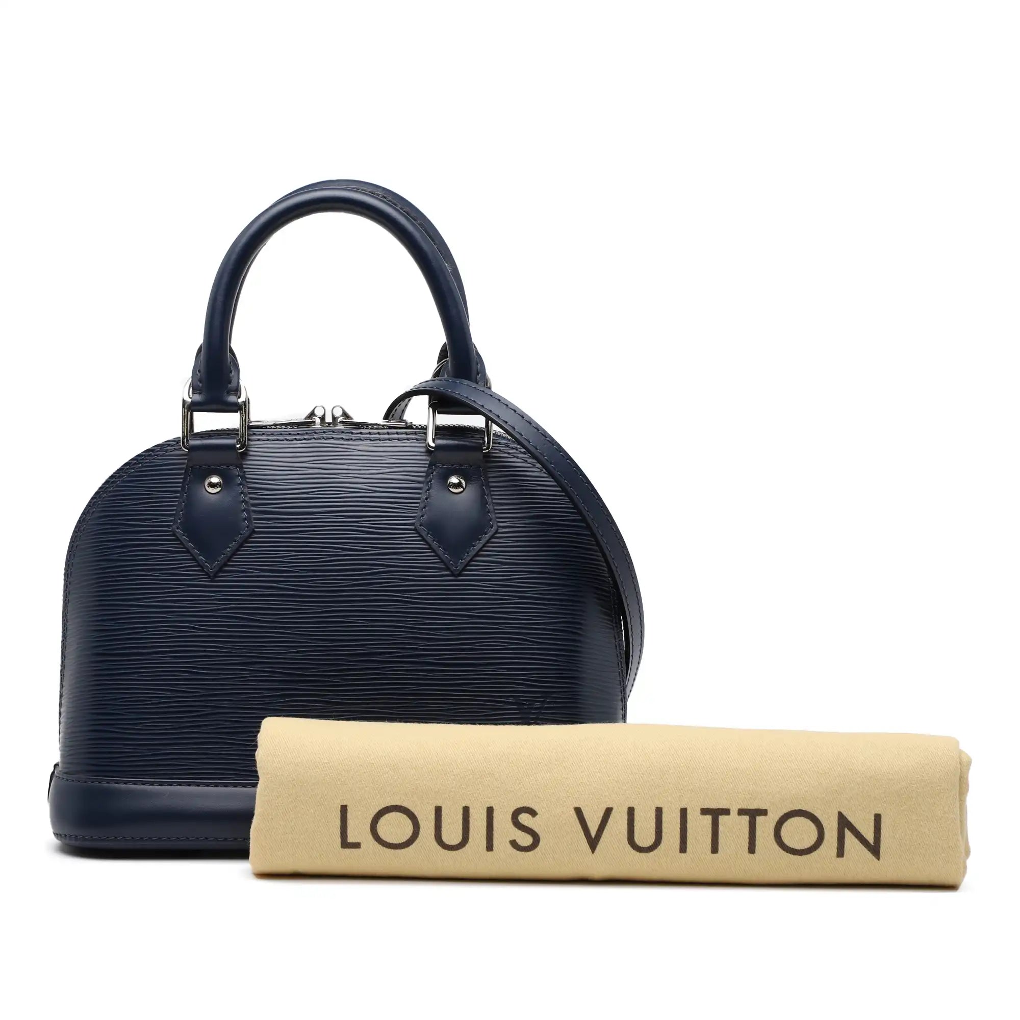 Louis Vuitton Alma BB Blue Epi