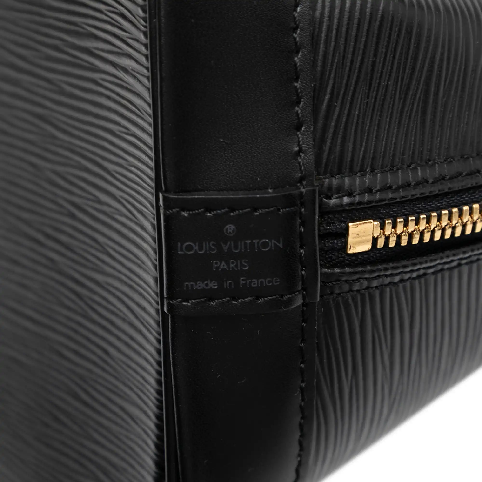 Louis Vuitton Alma PM Black Epi