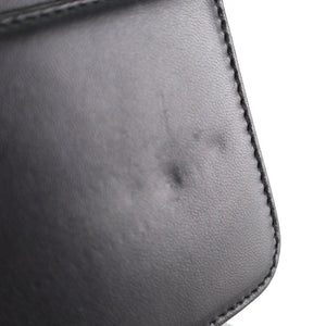 Chanel WOC Black Diamond Lambskin Silver