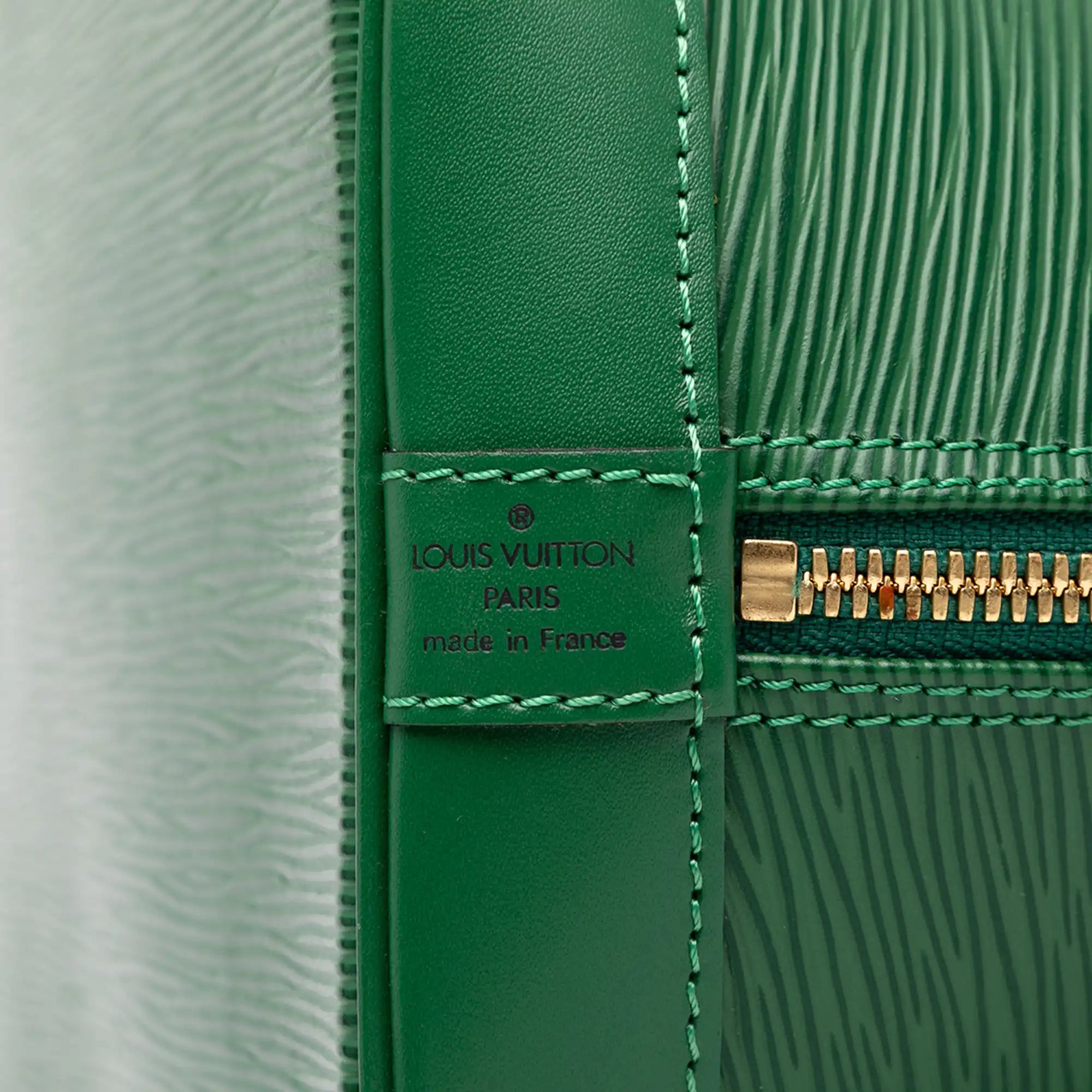 Louis Vuitton Alma PM Green Epi