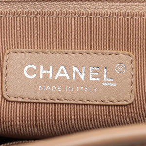 Chanel Gabrielle Hobo Medium Brown Chevron Aged Calfskin