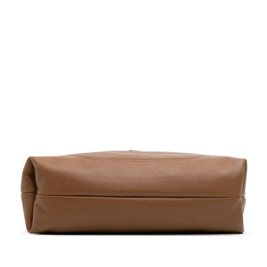 Gucci Softbid Hobo Brown Maxi Grained Calfskin