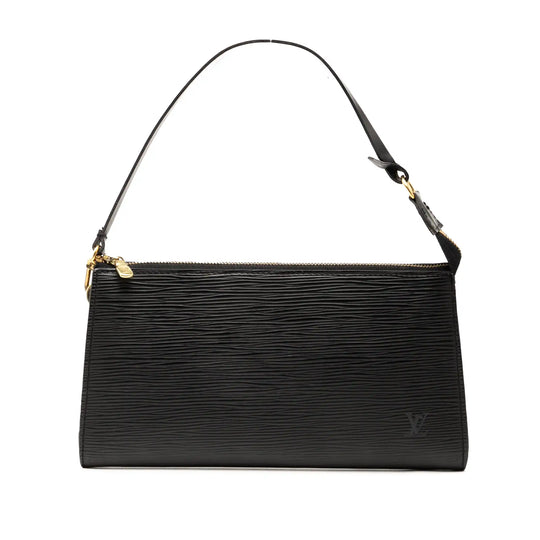 Louis Vuitton Pochette Accessories Black Epi