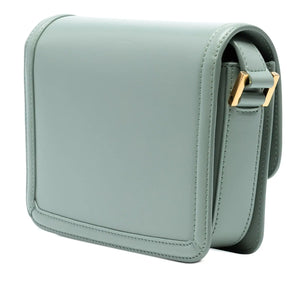 Yves Saint Laurent Solferino Small Blue Leather