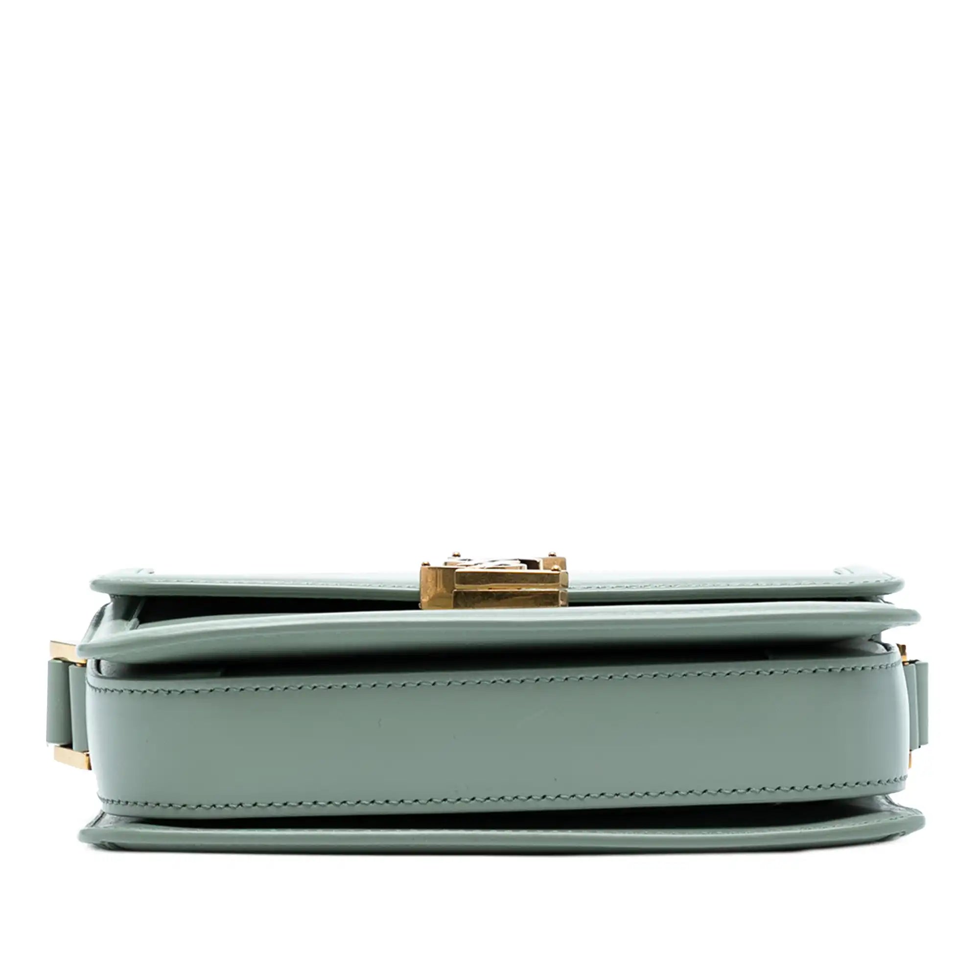 Yves Saint Laurent Solferino Small Blue Leather