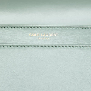 Yves Saint Laurent Solferino Small Blue Leather