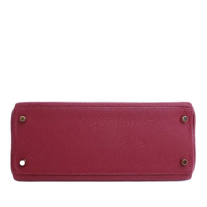 Hermès Kelly Retourne 28 Rouge Grenat Togo