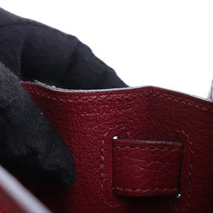 Hermès Kelly Retourne 28 Rouge Grenat Togo