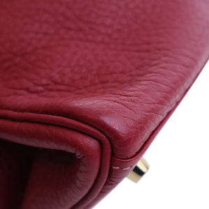 Hermès Kelly Retourne 28 Rouge Grenat Togo
