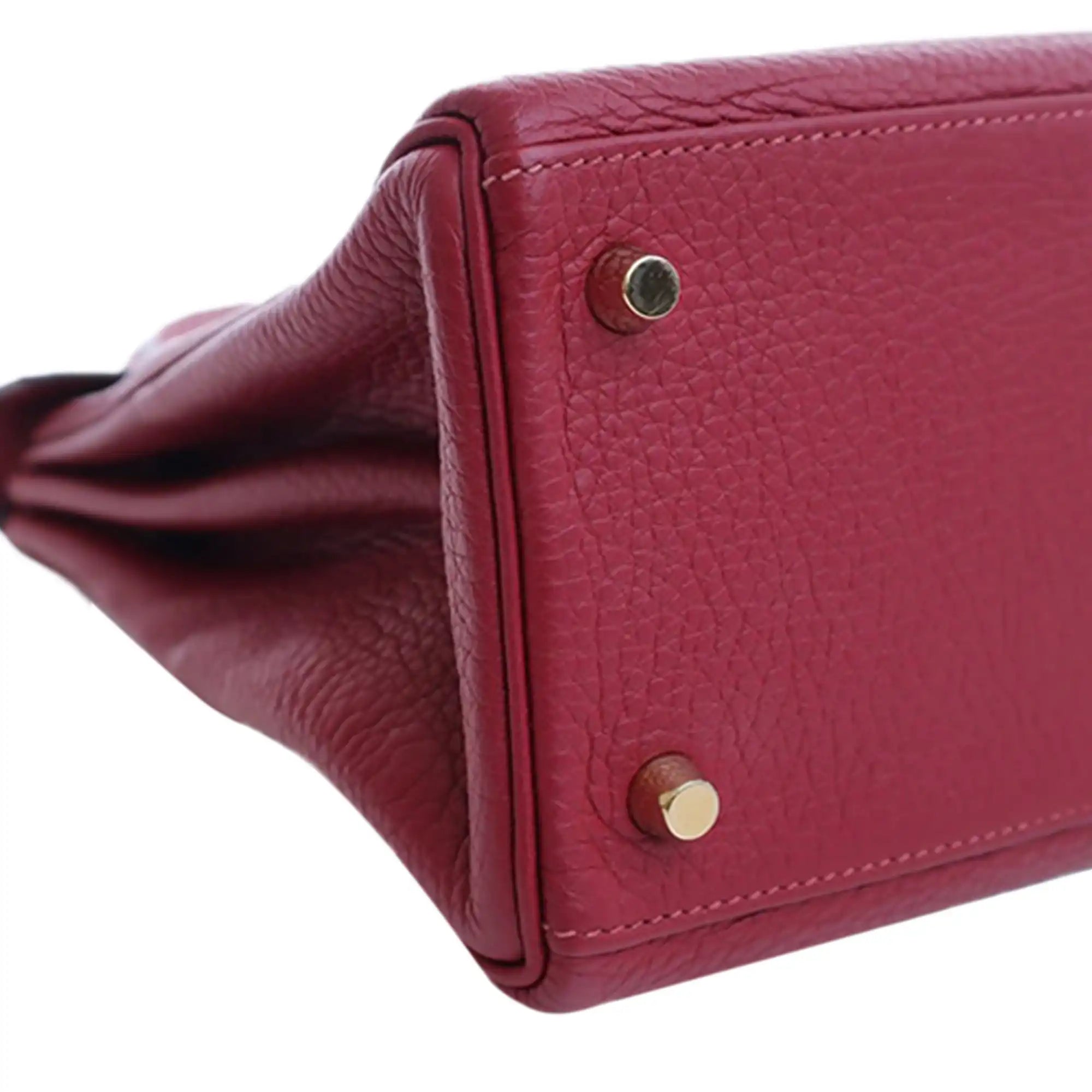 Hermès Kelly Retourne 28 Rouge Grenat Togo