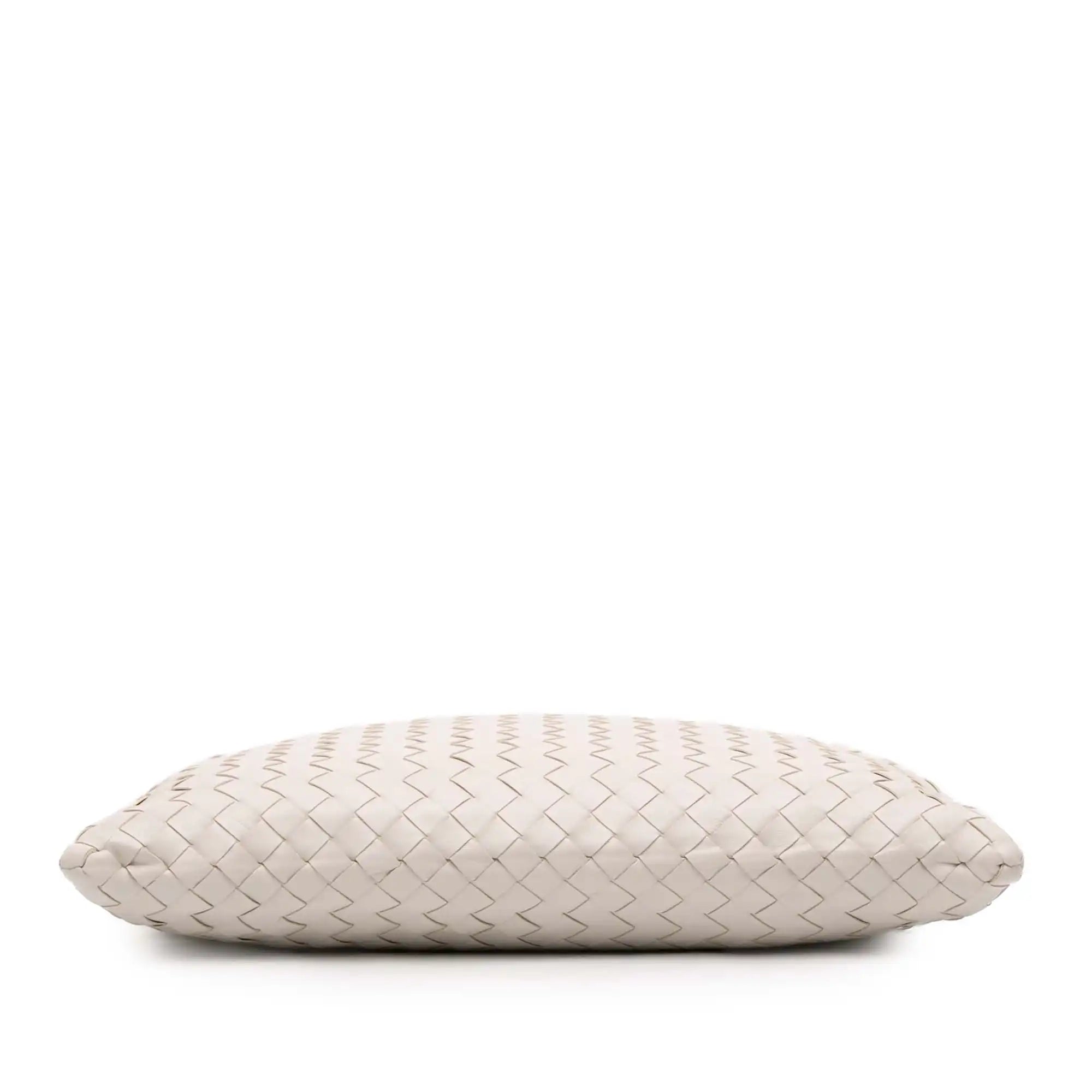 Bottega Veneta Hobo Bag Small White  Intrecciato
