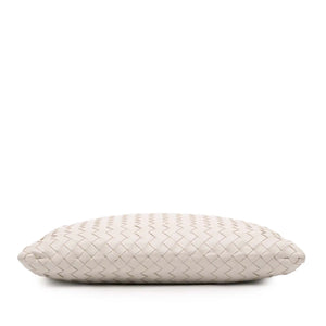 Bottega Veneta Hobo Bag Small White  Intrecciato