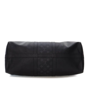 Louis Vuitton Keepall 50 Bandoulière Black Taigarama